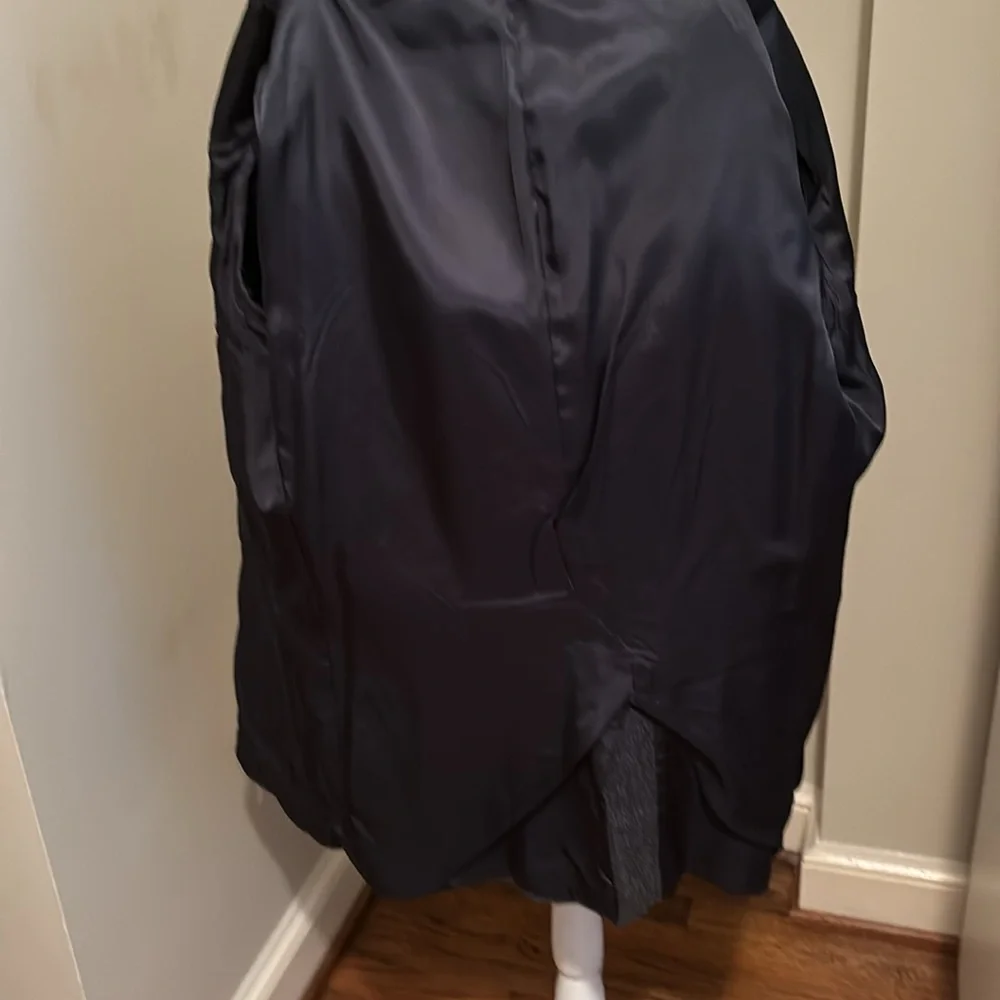 Men’s 100% wool grey/black herringbone sport coat sz 42 reg - Picture 4 of 8